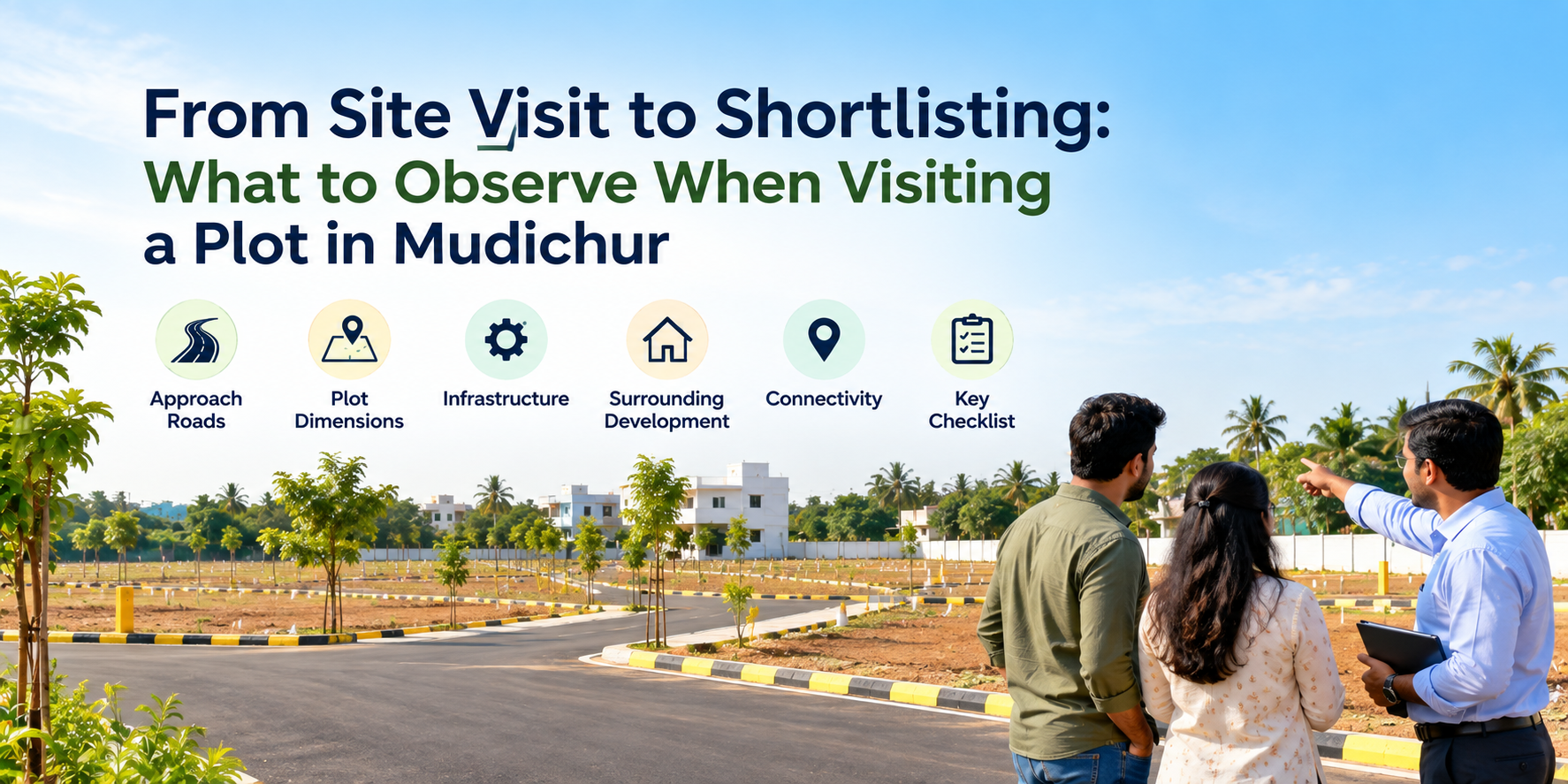 From Site Visit to Shortlisting: What to Observe When Visiting a Plot in Mudichur