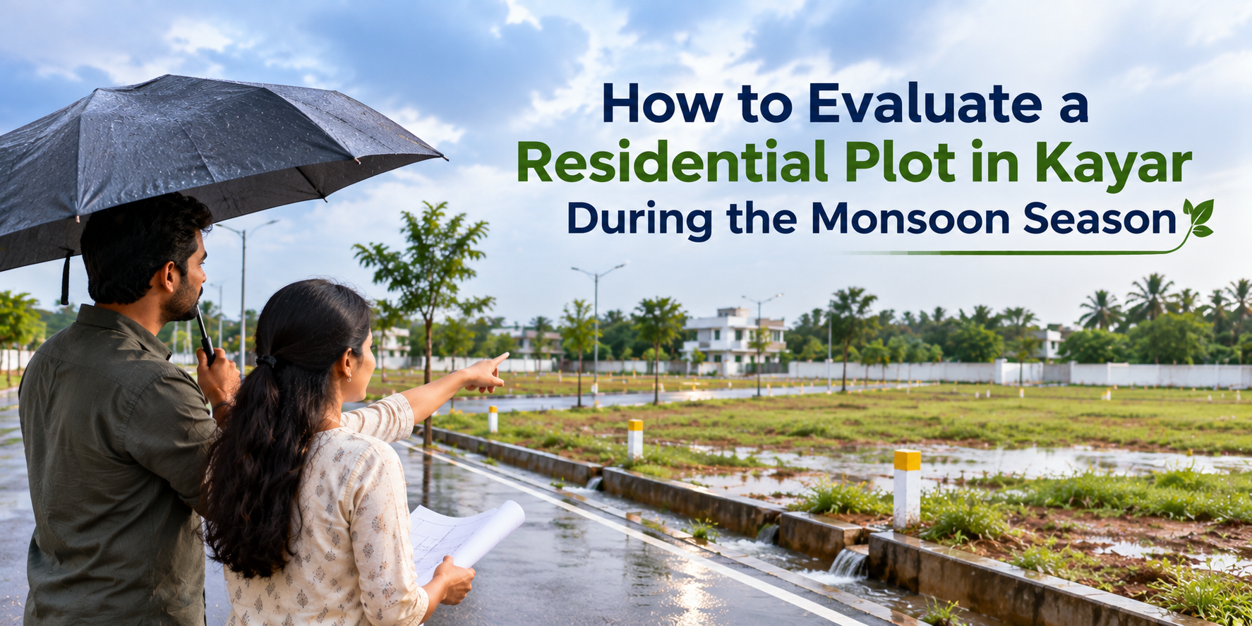 How to Evaluate Residential Plots in Kayar During Monsoon