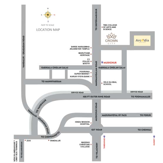 Arcadia layout plan