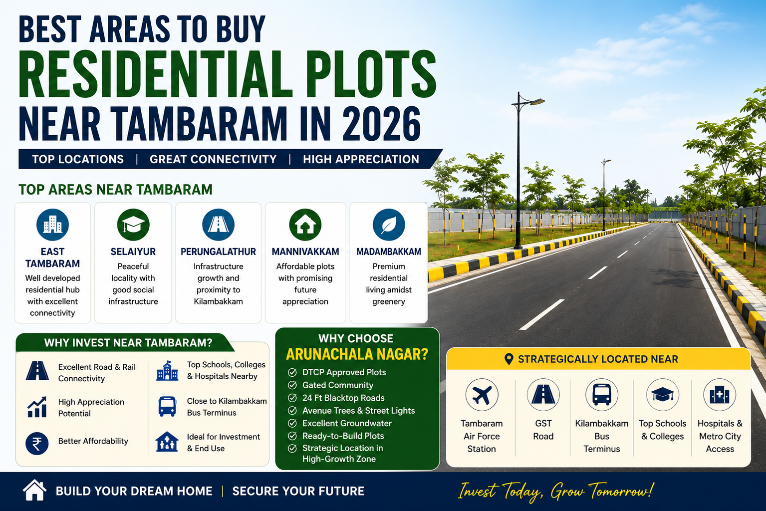 Best Areas to Buy Residential Plots Near Tambaram in 2026