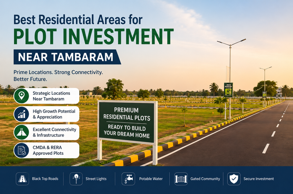 Best Residential Areas for Plot Investment Near Tambaram