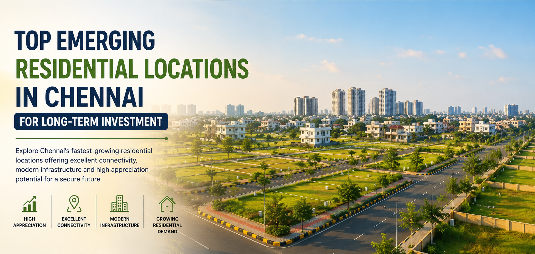 Top Emerging Residential Locations in Chennai for Long Term Investment